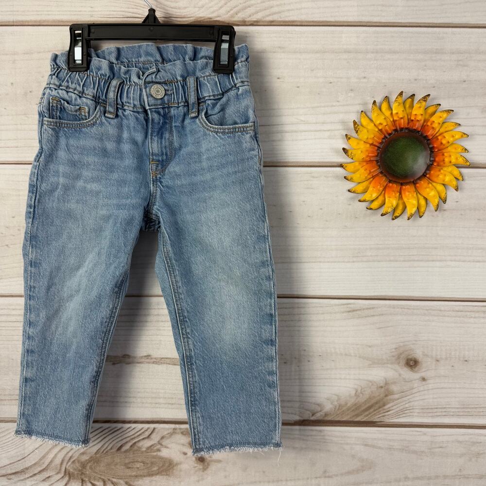 Baby Gap Girls Jeans Size 3 Years Light Wash Denim Just Like‎ Mom